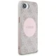 Guess 4G Circle Classic Logo MagSafe vāciņš Apple iPhone 16e Rozā