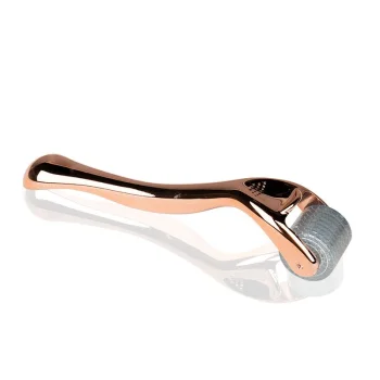 Activeshop Derma Roller mezoterapijai, Rose Gold, 1.0 mm, 192 titāna adatas
