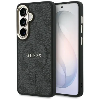 Guess 4G Embossed Ring MagSafe vāciņš Samsung Galaxy S26+, melns