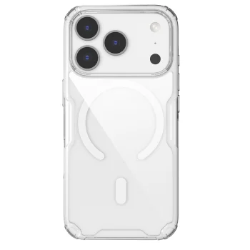 Nillkin Nature Pro Magnetic vāciņš iPhone 17 Pro / 18 Pro, caurspīdīgs