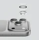 AmazingThing iPhone 17 Pro / 17 Pro Max kameras aizsargstikls Sapphire, melns