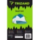 Trizand 00020974 pašuzceļošā pludmales telts Pop-Up 190x120x90 cm, tirkīza/balta