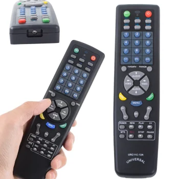Universāla tālvadības pults TV / Audio / Video iekārtām, melna