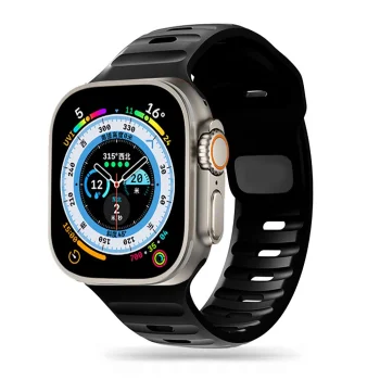 Siksniņa Tech-Protect IconBand Line priekš Apple Watch (42/44/45/49 mm), melna