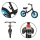 Trike Fix Balance īpaši viegls līdzsvara velosipēds, melns/zils