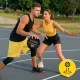 4Fizjo Falcon Basketbola bumba, 7. izmērs, melna