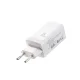 Joyroom JR-TG10 65W GaN 2x USB-C + USB-A lādētājs ar USB-C kabeli, balts