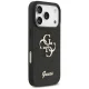 Guess Fixed Glitter Big 4G vāciņš iPhone 17 Pro / 18 Pro, melns