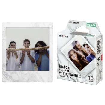 Fujifilm instax Square Film White Marble fotopapīrs