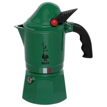 Bialetti Break Alpina espresso kafijas automāts, 3 tasītēm, zaļš