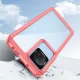 Outer Space Case hibrīda vāciņš Xiaomi Poco F4 5G ar TPU rāmi, sarkans