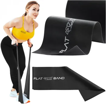 4Fizjo Flat Band rehabilitācijas lente 12-15 kg, melna