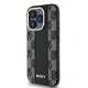 Dkny iPhone 15 Pro Max vāciņš Leather Checkered Mono MagSafe, melns