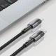 Tech-Protect UltraBoost USB-C / USB-C PD 60W 3A kabelis (2m), pelēks