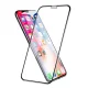 5D aizsargstikls Apple iPhone XR / 11 6.1\", melns pilna pārklājuma (Tempered Glass)