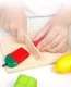 Bērnu Rotaļu Koka Griežamie Magnētiskie Dārzeņi Groziņā | Kids Toy Wooden Magnetic Vegetables
