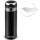 Berdsen BD-786 Vakuuma termoss ar termometru 450 ml, melns