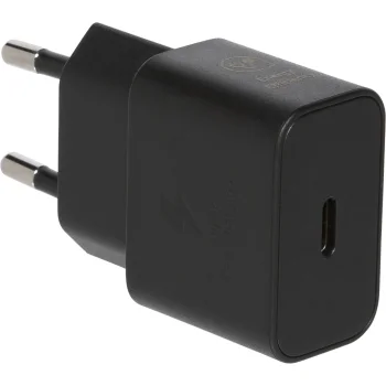 Samsung EP-T2510NBEGEU 25W SFC USB-C GaN tīkla lādētājs, melns