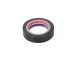 Melnā PVC izolācijas lenta, ūdensizturīga, 17mm x 18m