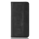 Sony Xperia 10 III / 10 III Lite Vintage Style Magnetic Leather Wallet Case Cover, Black | Telefona Vāciņš Maciņš...