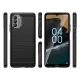 Vāciņš Nokia G400 Carbon Case, elastīgs TPU apvalks, melns