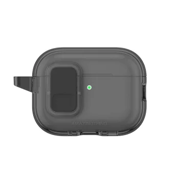 Austiņu maciņš AmazingThing Minimal, Apple AirPods Pro 3, melns