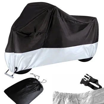 Ūdensnecaurlaidīgs motocikla un velosipēda pārsegs XXL 230x130, sudraba