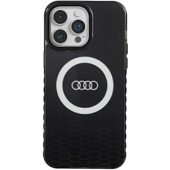 Audi IML Big Logo MagSafe vāciņš iPhone 14 Pro Max, melns