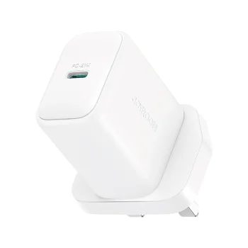 Sienas lādētājs Joyroom JR-TCF20 USB-C PD 20W (UK spraudnis), balts