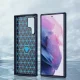 Hurtel Carbon silikona vāciņš Samsung Galaxy S23 Ultra zils