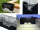 LED solārās lampas dārzam un kāpnēm, 4 gab., IP65, melnas