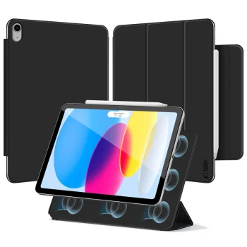 Tech-Protect Smartcase Magnetic vāciņš iPad 10.9" (2022) / 11" (2025), melns