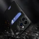 Hurtel Leather Stand vāciņš iPhone 14 Pro Max, Melns