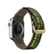 Dux Ducis siksniņa Apple Watch 49/45/44/42 mm (Outdoor Version), neilona, melna/zaļa