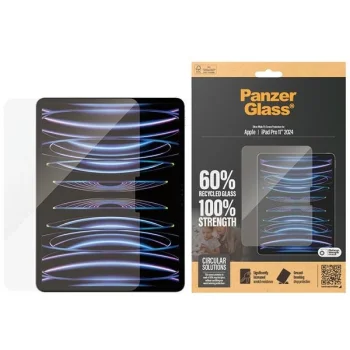 PanzerGlass Ultra-Wide Fit rūdīts stikls iPad Pro 11" 2024 | tempered glass for