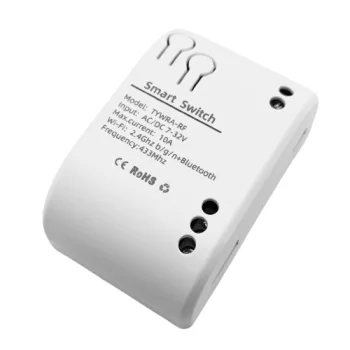 Tuya viedais releja slēdzis 1 kanāla Wi-Fi, RF, 10A, DC 7-32V