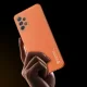 Samsung Galaxy A72 (SM-A725F/DS) Dux Ducis Yolo Elegant Case Cover Soft TPU and PU Leather, Orange | Telefona Maciņš...