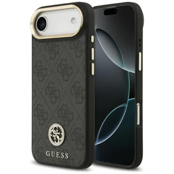 Guess 4G Strass Logo MagSafe vāciņš priekš iPhone Air, melns