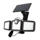 Forever Light Sunari FLS-04 LED solārā lampa ar kustības sensoru, 8W, 600lm, Melna