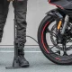 Wozinsky WPR-02 velosipēda grīdas sūknis ar manometru, melns
