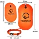 4Fizjo TSUNAMI piepūšamā peldēšanas drošības boja, oranža