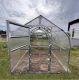 Lāses veida siltumnīca KLASIKA DROP 2.5x8 m ar 4 mm polikarbonātu