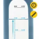 4FIZJO stikla ūdens pudele 750 ml, zila
