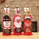 Ziemassvētku sniegavīrs pudeles korpuss | Christmas snowman bottle case