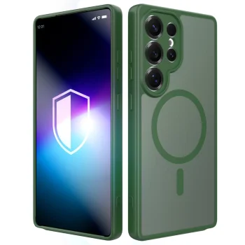 3mk Misty MagCase vāciņš Samsung Galaxy S25 Ultra, zaļš