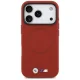BMW M FW Metal Logo MagSafe vāciņš iPhone 17 Pro, sarkans