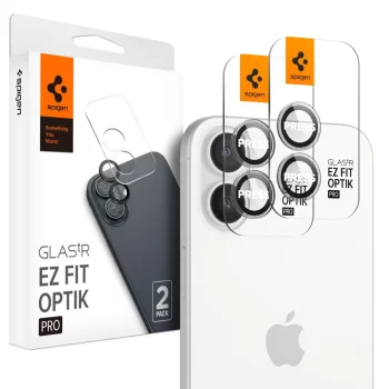 Spigen Glas.tR EZ Fit Optik Pro rūdīts stikls iPhone 16 Plus kamerai (2 gab.) | tempered glass for camera pcs.)