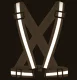 Atstarojoša josta veste, Melna | Reflective Harness Vest