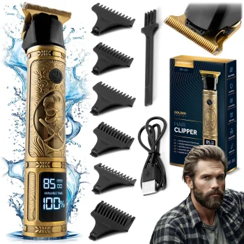 Berdsen BD-261 Barber Master matu un bārdas trimmeris, zelta