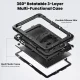 Tech-Protect Solid vāciņš Samsung Galaxy Tab A9+ 11.0 (X210/X215/X216) - Melns